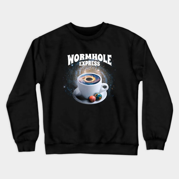 WORMHOLE EXPRESS Crewneck Sweatshirt by madeinchorley